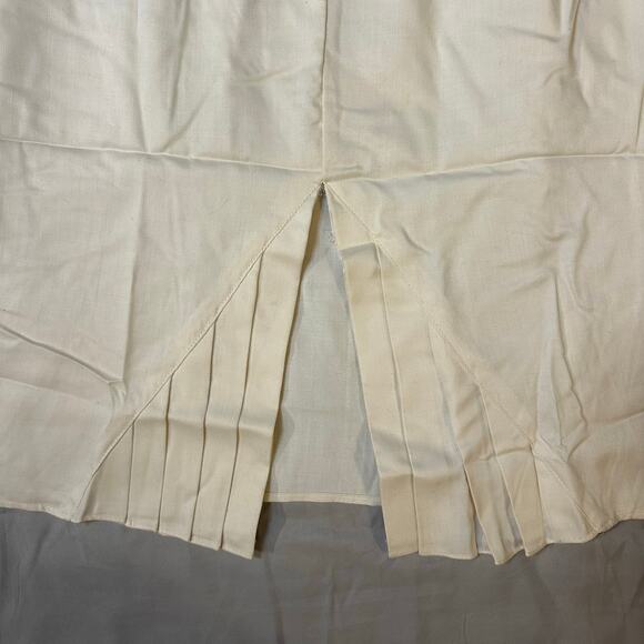 VNTG Positive Influence Cream/Brown Western Style Belted Short Sleeve Dress- S - Picture 14 of 14